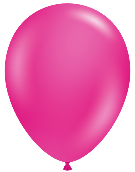 11in Tuftex Hot Pink 100 Ct - Joker Party Supply