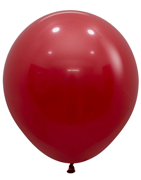18in Sempertex Deluxe Imperial Red 25ct - Joker Party Supply