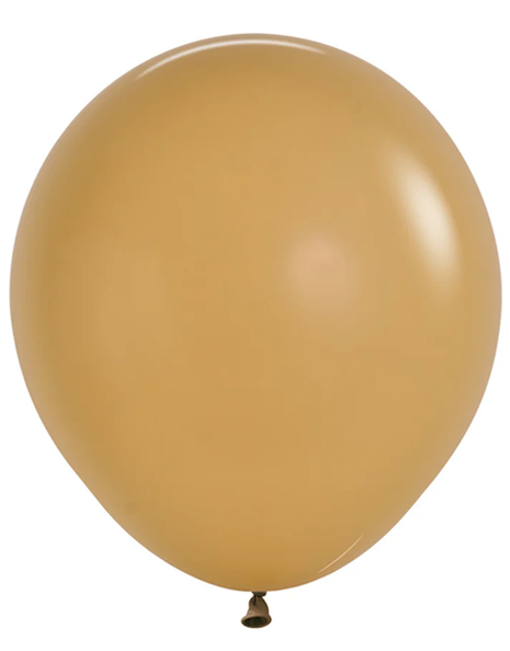 18in Sempertex Deluxe Latte 25ct - Joker Party Supply