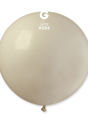 31in Gemar Standard Latte Balloon 1ct #084 - Joker Party Supply