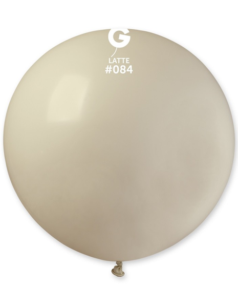 31in Gemar Standard Latte Balloon 1ct #084 - Joker Party Supply