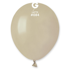 5in Gemar Standard Latte Balloons 100 # 084 - Joker Party Supply