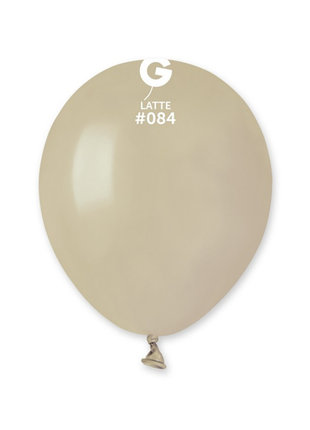 5in Gemar Standard Latte Balloons 100 # 084 - Joker Party Supply