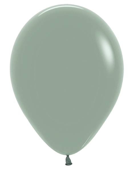 5in Sempertex Pastel Dusk Laurel Green 100ct - Joker Party Supply