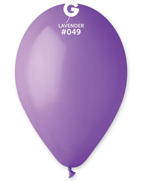12in Gemar Standard Lavender Balloons 50ct #049 - Joker Party Supply