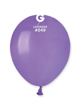 5in Gemar Standard Lavender Balloons 100 # 049 - Joker Party Supply