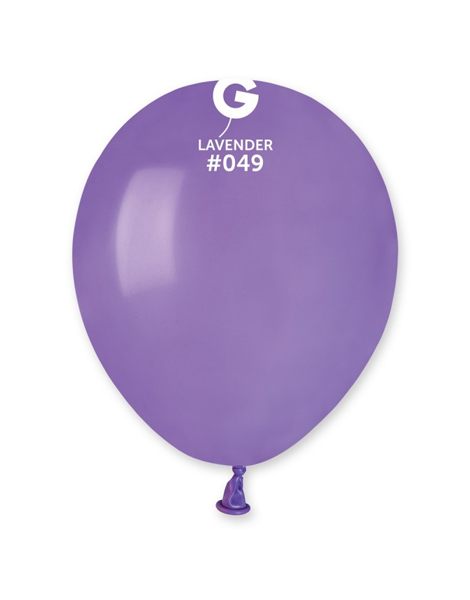 5in Gemar Standard Lavender Balloons 100 # 049 - Joker Party Supply