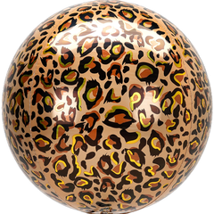 16in Anagram Leopard Print Orbz Balloon - Joker Party Supply