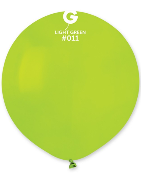 19in Gemar Standard Light Green Balloons 25ct #011 - Joker Party Supply