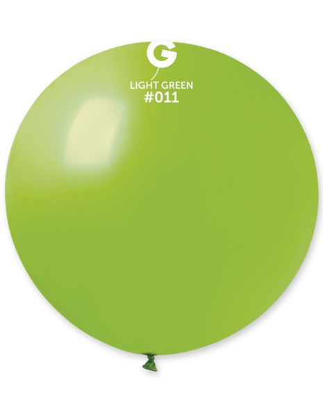 31in Gemar Standard Light Green Balloon 1ct #011 - Joker Party Supply