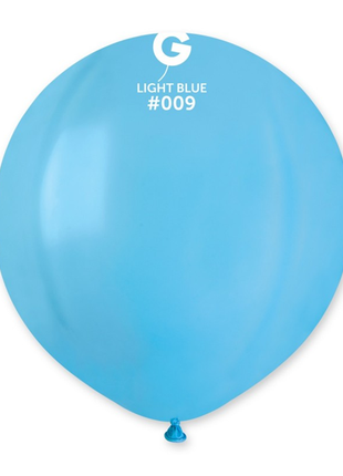 19in Gemar Standard Light Blue Balloons 25ct #009 - Joker Party Supply