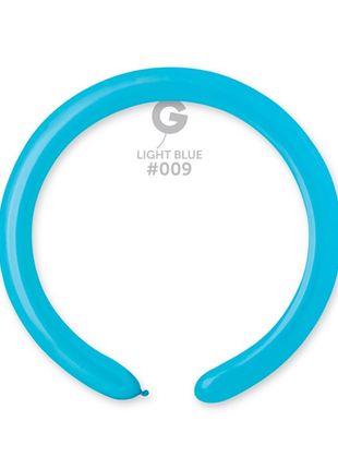 260 Gemar Standard Light Blue Balloons 50ct #009 - Joker Party Supply