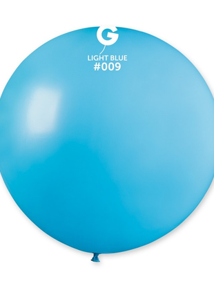 31in Gemar Standard Light Blue Balloon 1ct #009 - Joker Party Supply