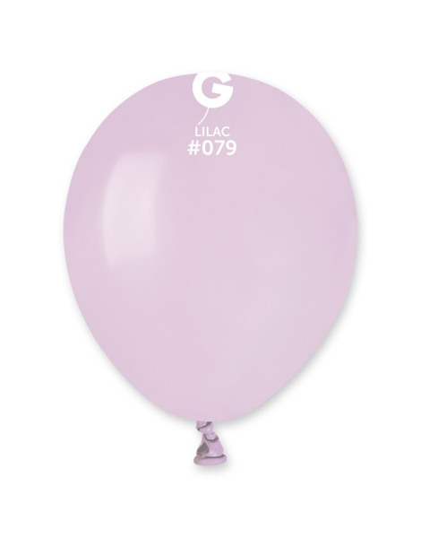 5in Gemar Standard Lilac Balloons 100 # 079 - Joker Party Supply