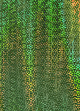 Lime Green Holographic Foil Sheets 50ct (20in x 30in Designs May Very)