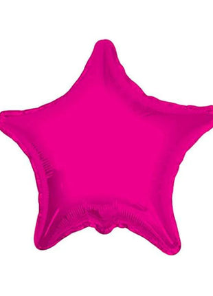 36in ConverUSA Solid Magenta Star Balloon