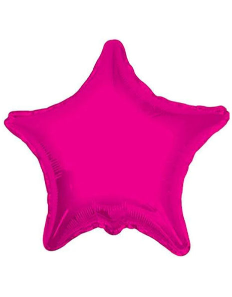 36in ConverUSA Solid Magenta Star Balloon