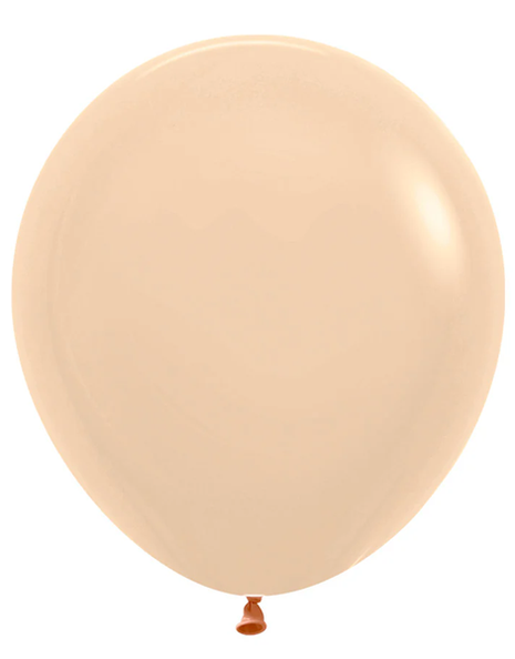 18in Sempertex Pastel Matte Malibu Peach 25ct - Joker Party Supply