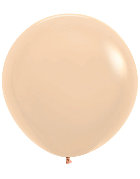 24in Sempertex Pastel Matte Malibu Peach 10ct - Joker Party Supply