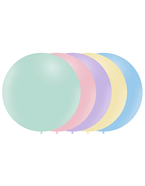 24in Balloonia Matte Assorted 5ct