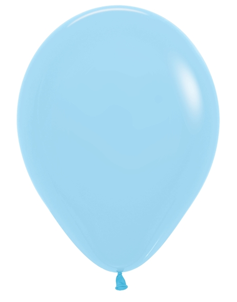 5in Sempertex Pastel Matte Blue 100ct - Joker Party Supply