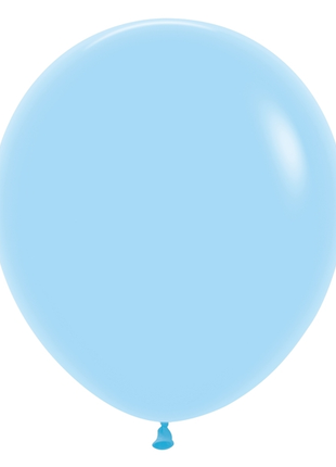 18in Sempertex Pastel Matte Blue 25ct - Joker Party Supply