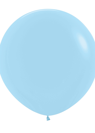 24in Sempertex Pastel Matte Blue 10ct - Joker Party Supply