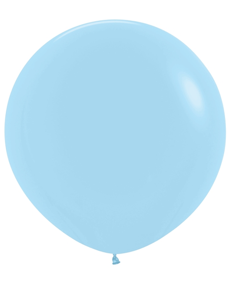 24in Sempertex Pastel Matte Blue 10ct - Joker Party Supply