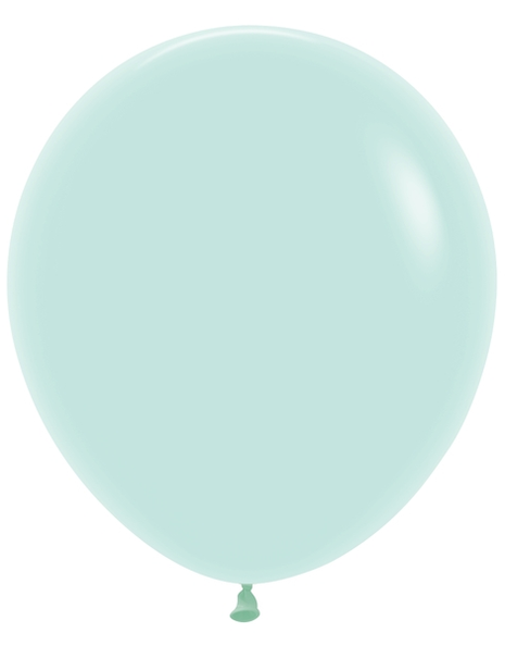 18in Sempertex Pastel Matte Green 25ct - Joker Party Supply