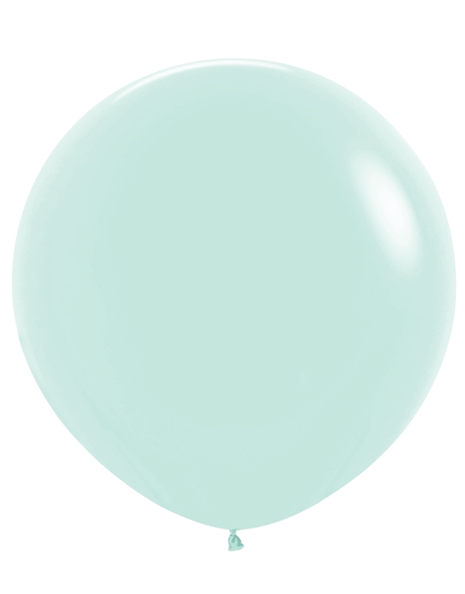24in Sempertex Pastel Matte Green 10ct - Joker Party Supply