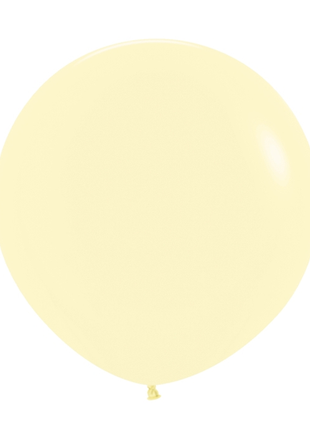 24in Sempertex Pastel Matte Yellow 10ct - Joker Party Supply