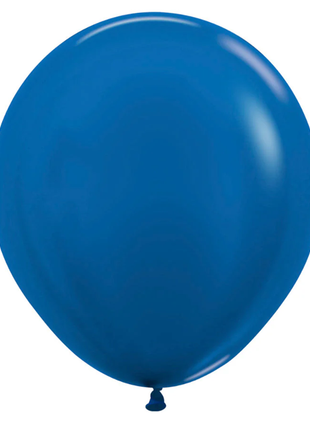 18in Sempertex Metallic Blue 25ct - Joker Party Supply
