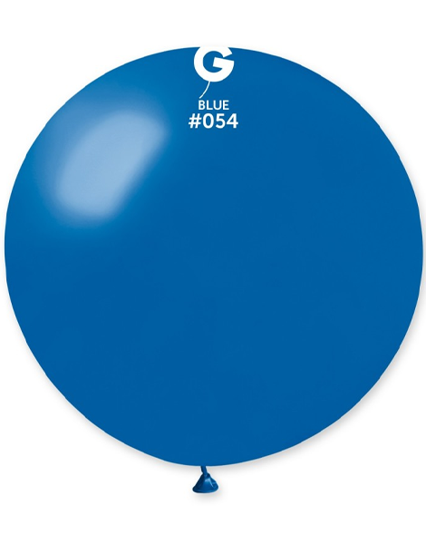 31in Gemar Metallic Royal Blue Balloon 1ct #054 - Joker Party Supply