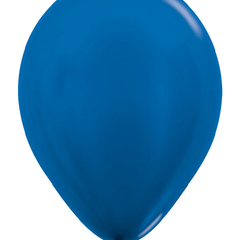 5in Sempertex Metallic Blue 100ct - Joker Party Supply
