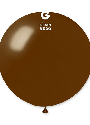 31in Gemar Metallic Brown Balloon 1ct #066 - Joker Party Supply