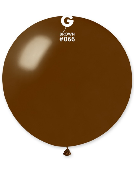 31in Gemar Metallic Brown Balloon 1ct #066 - Joker Party Supply