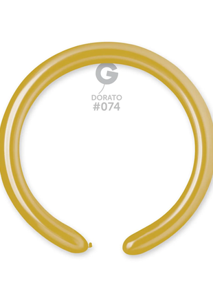 260 Gemar Metallic Dorato Balloons 50ct #074 - Joker Party Supply