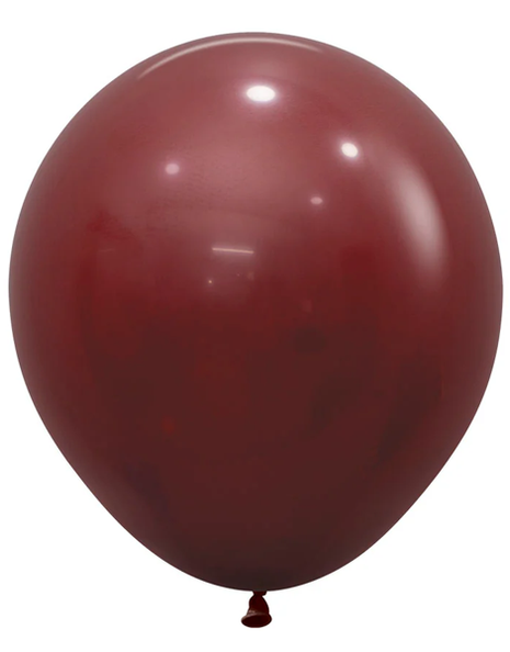 18in Sempertex Deluxe Merlot 25ct - Joker Party Supply