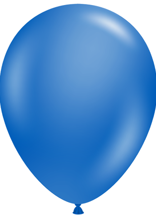11in Tuftex Metallic Blue 100 Ct - Joker Party Supply