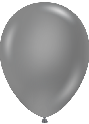 11in Tuftex Metallic Silver 100 Ct - Joker Party Supply