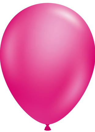 11in Tuftex Metallic Fuchsia  100 Ct - Joker Party Supply