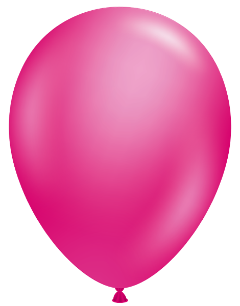 11in Tuftex Metallic Fuchsia  100 Ct - Joker Party Supply