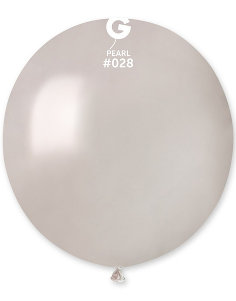 19in Gemar Metallic Pearl Balloons 25ct #028 - Joker Party Supply