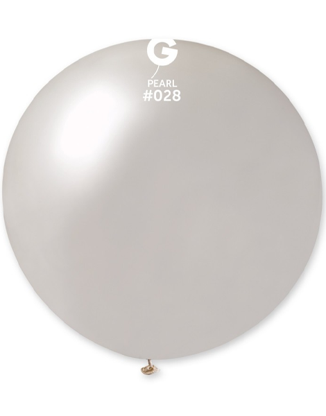 31in Gemar Metallic Pearl Balloon 1ct #028 - Joker Party Supply
