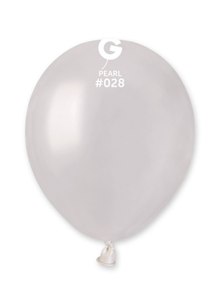 5in Gemar Metallic Pearl Balloons 100ct # 028 - Joker Party Supply
