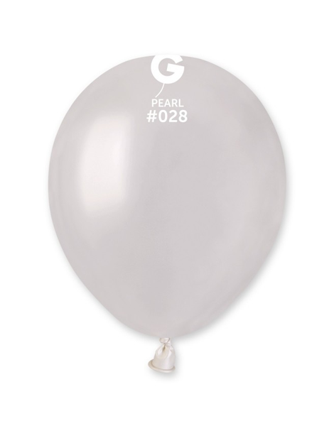 5in Gemar Metallic Pearl Balloons 100ct # 028 - Joker Party Supply