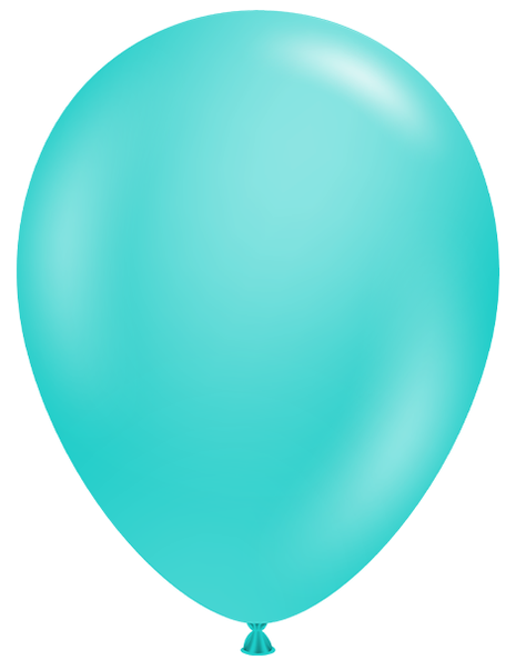11in Tuftex Metallic Seafoam100 Ct - Joker Party Supply