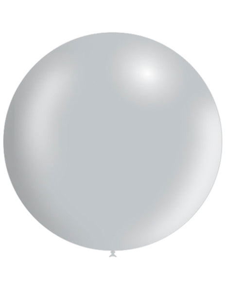 24in Balloonia Metallic Silver 5ct