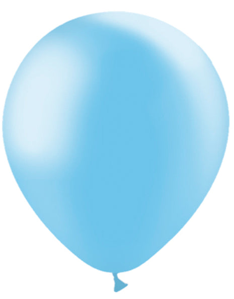 5in Balloonia Metallic Sky Blue 100ct