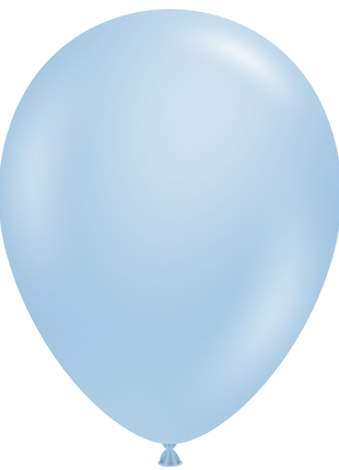 11in Tuftex Pearl Sky Blue 100 Ct - Joker Party Supply